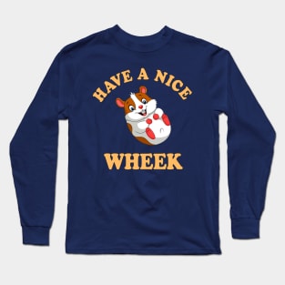 Guinea Pig Cavy Pet Furry Fluffy Wheek Long Sleeve T-Shirt